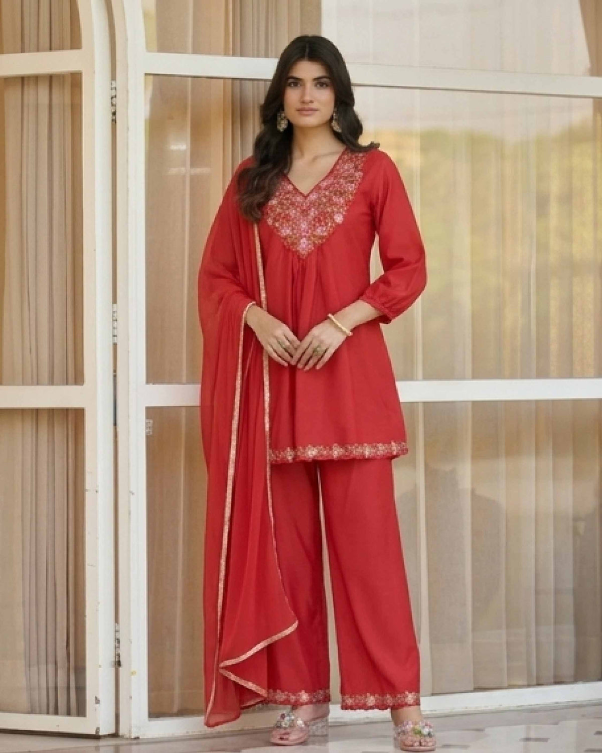 Classy Elegant Most Loved Designer Indo-western wear set For Women