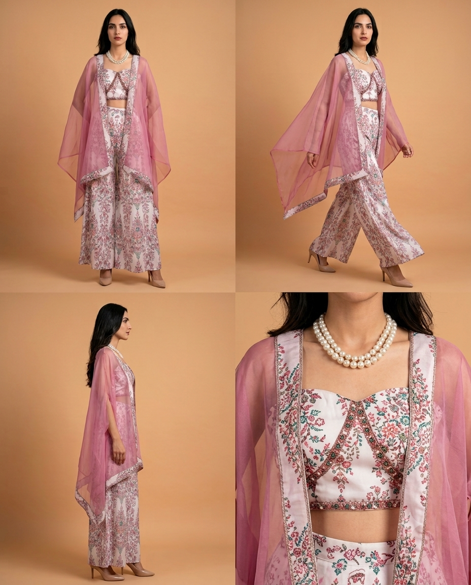 Classy Elegant Most Loved Designer Indo-western wear set For Women