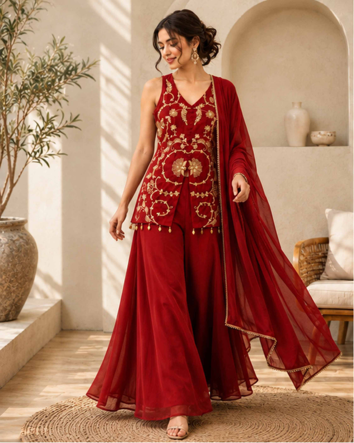 Classy Elegant Most Loved Designer Indo-western wear set For Women