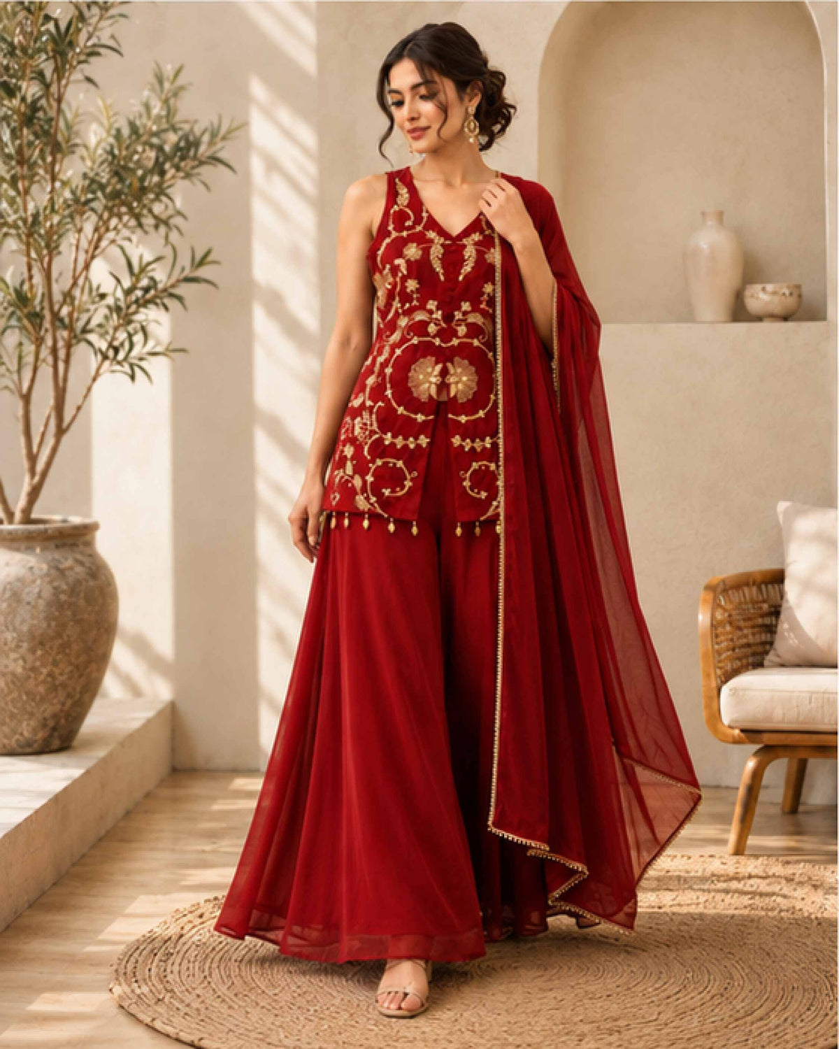 Classy Elegant Most Loved Designer Indo-western wear set For Women