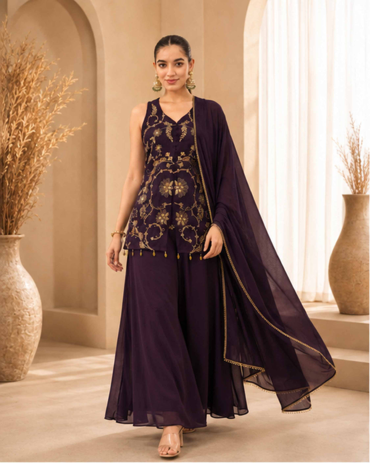 Classy Elegant Most Loved Designer Indo-western wear set For Women
