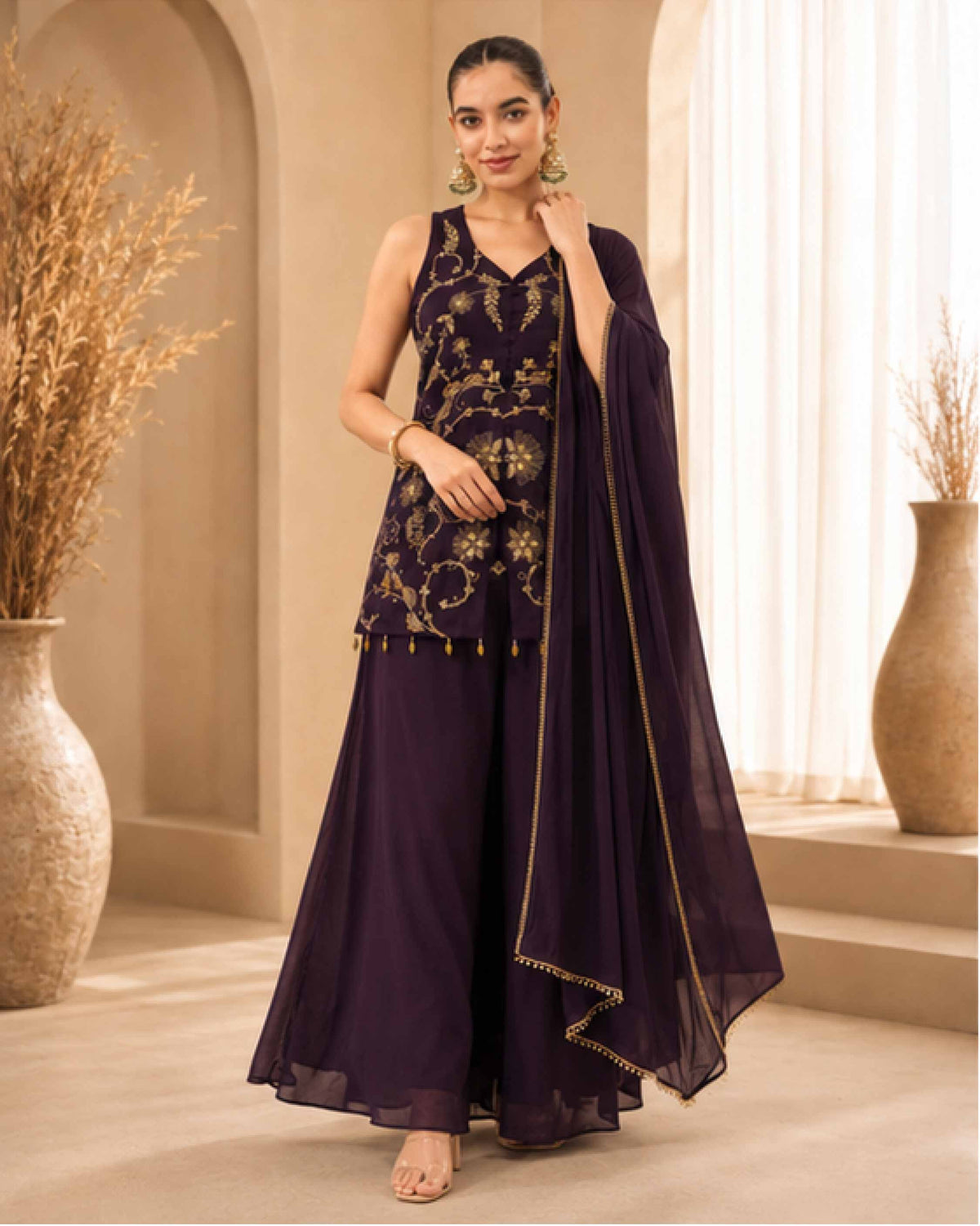 Classy Elegant Most Loved Designer Indo-western wear set For Women