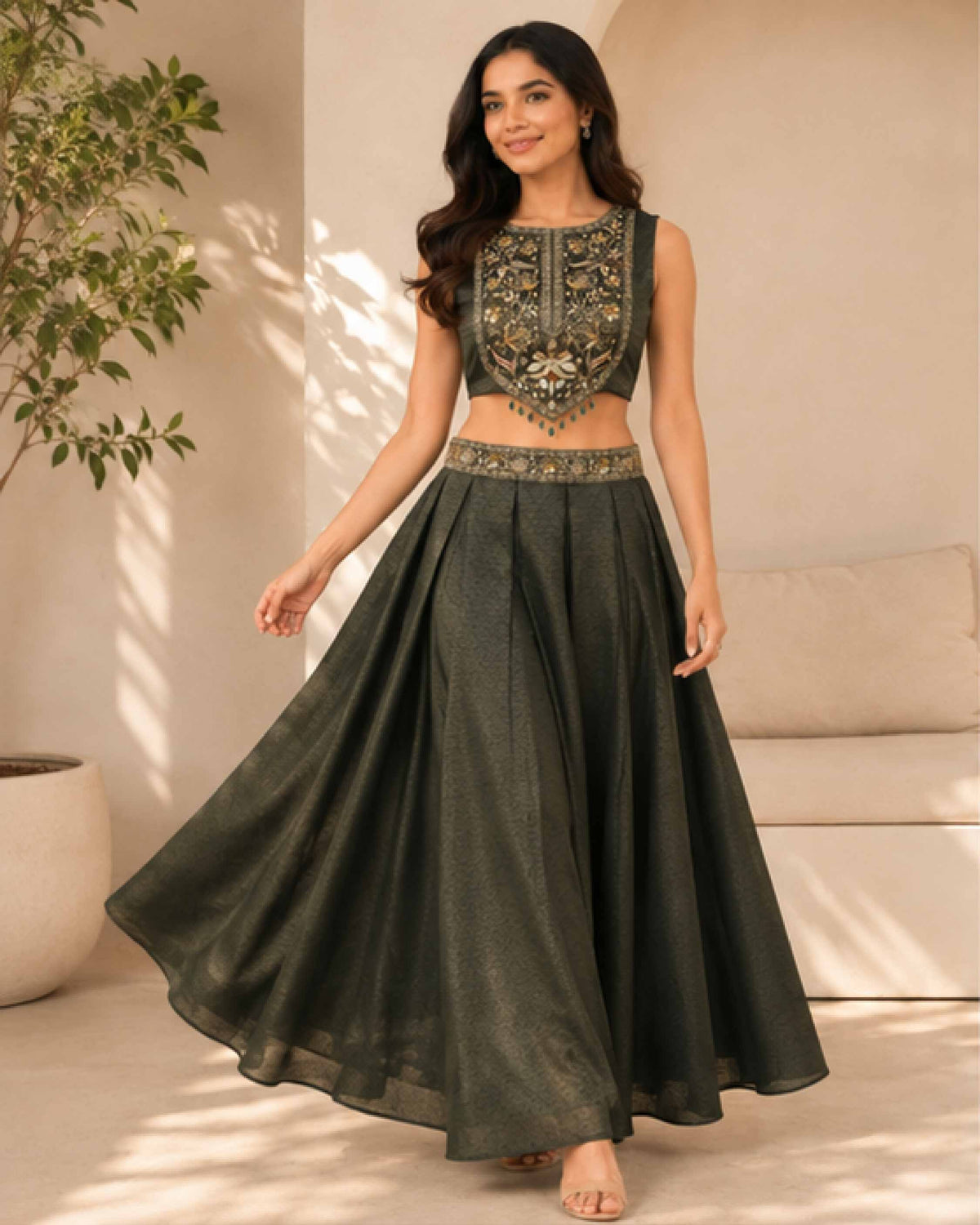 Classy Elegant Most Loved Designer Indo-western wear set For Women