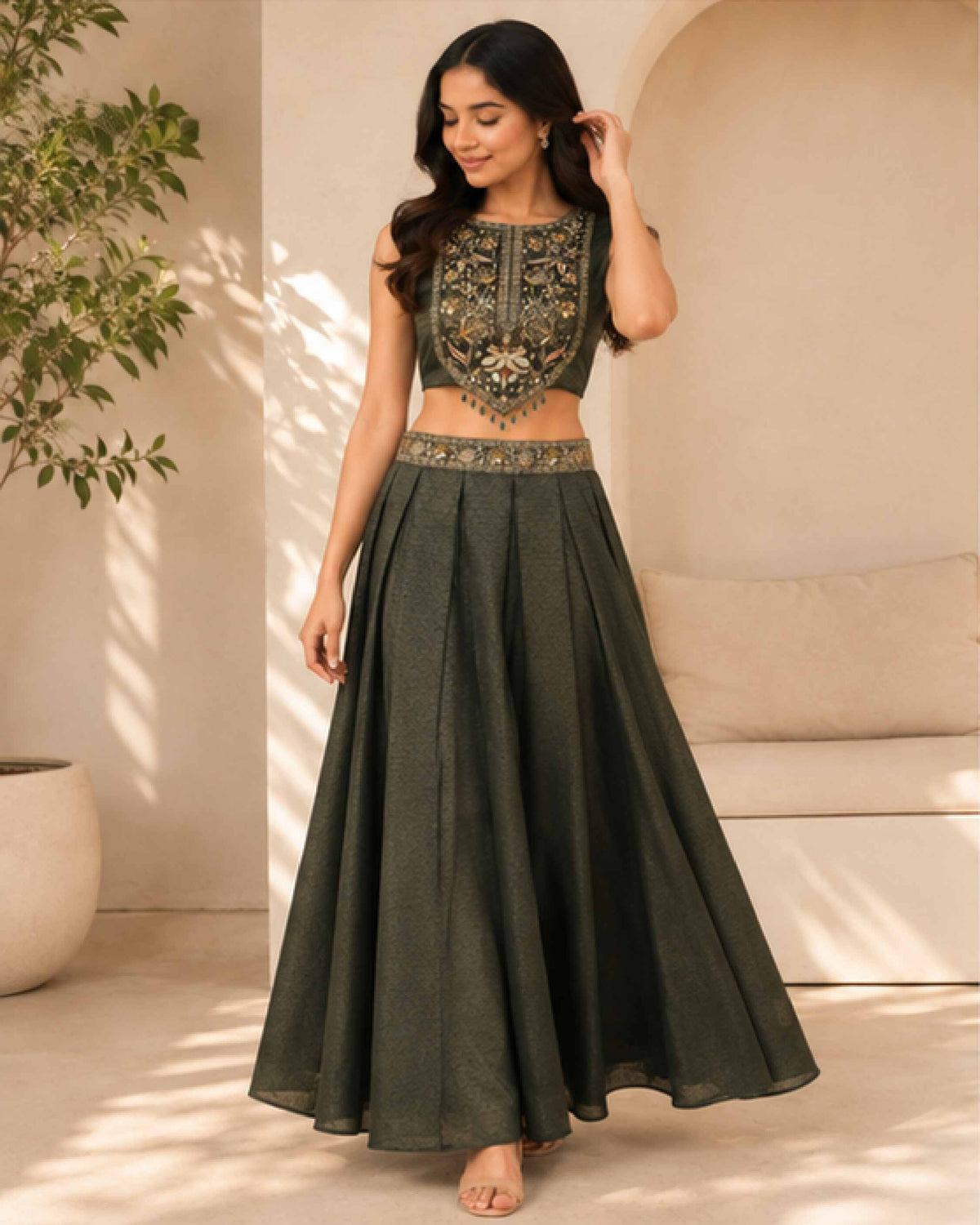 Classy Elegant Most Loved Designer Indo-western wear set For Women