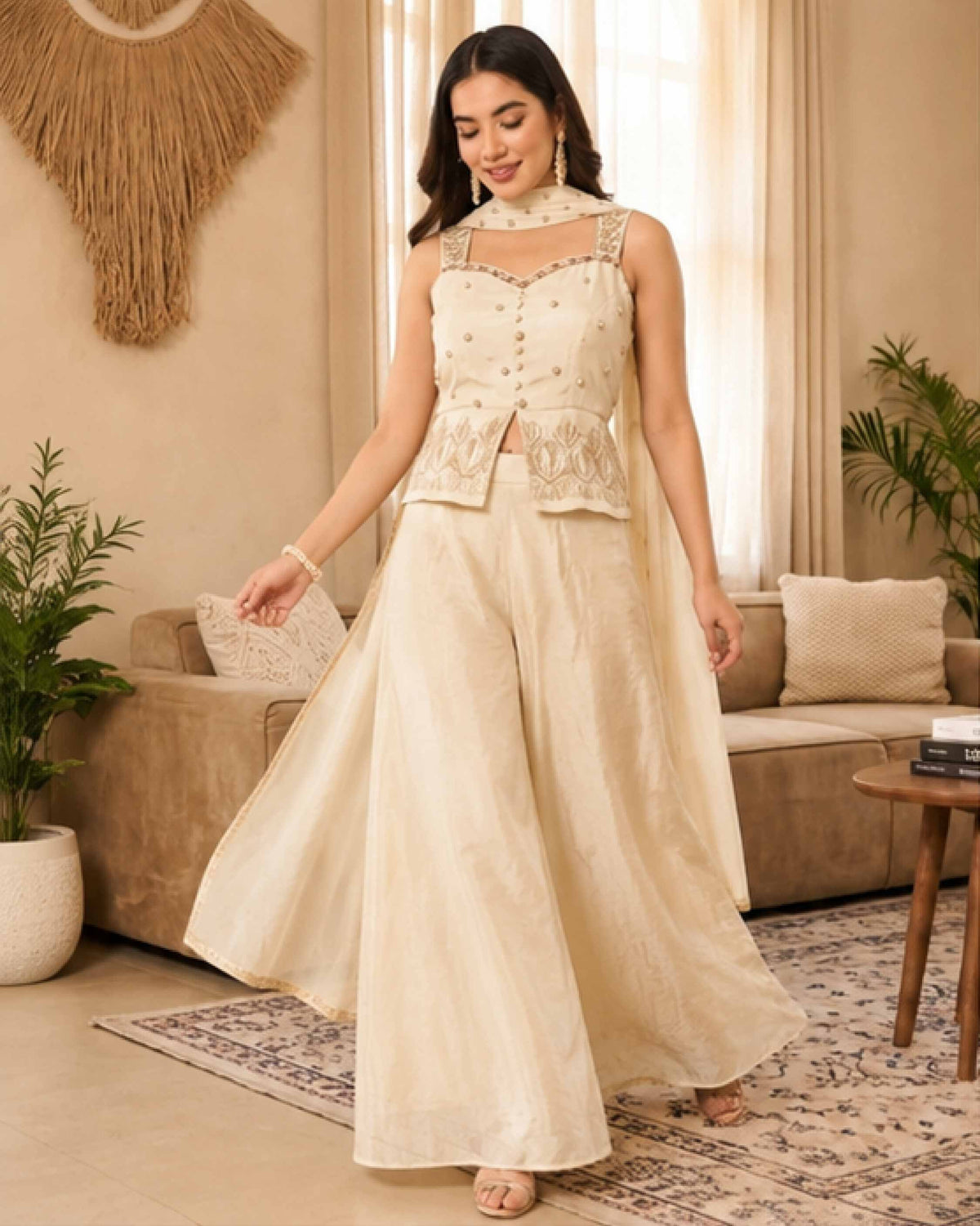 Classy Elegant Most Loved Designer Indo-western wear set For Women