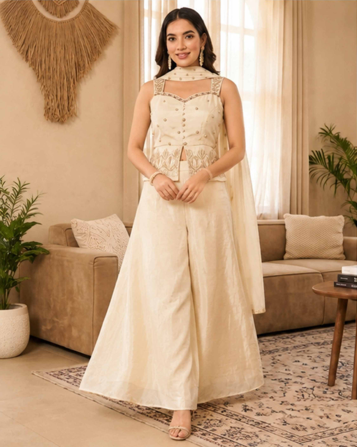 Classy Elegant Most Loved Designer Indo-western wear set For Women