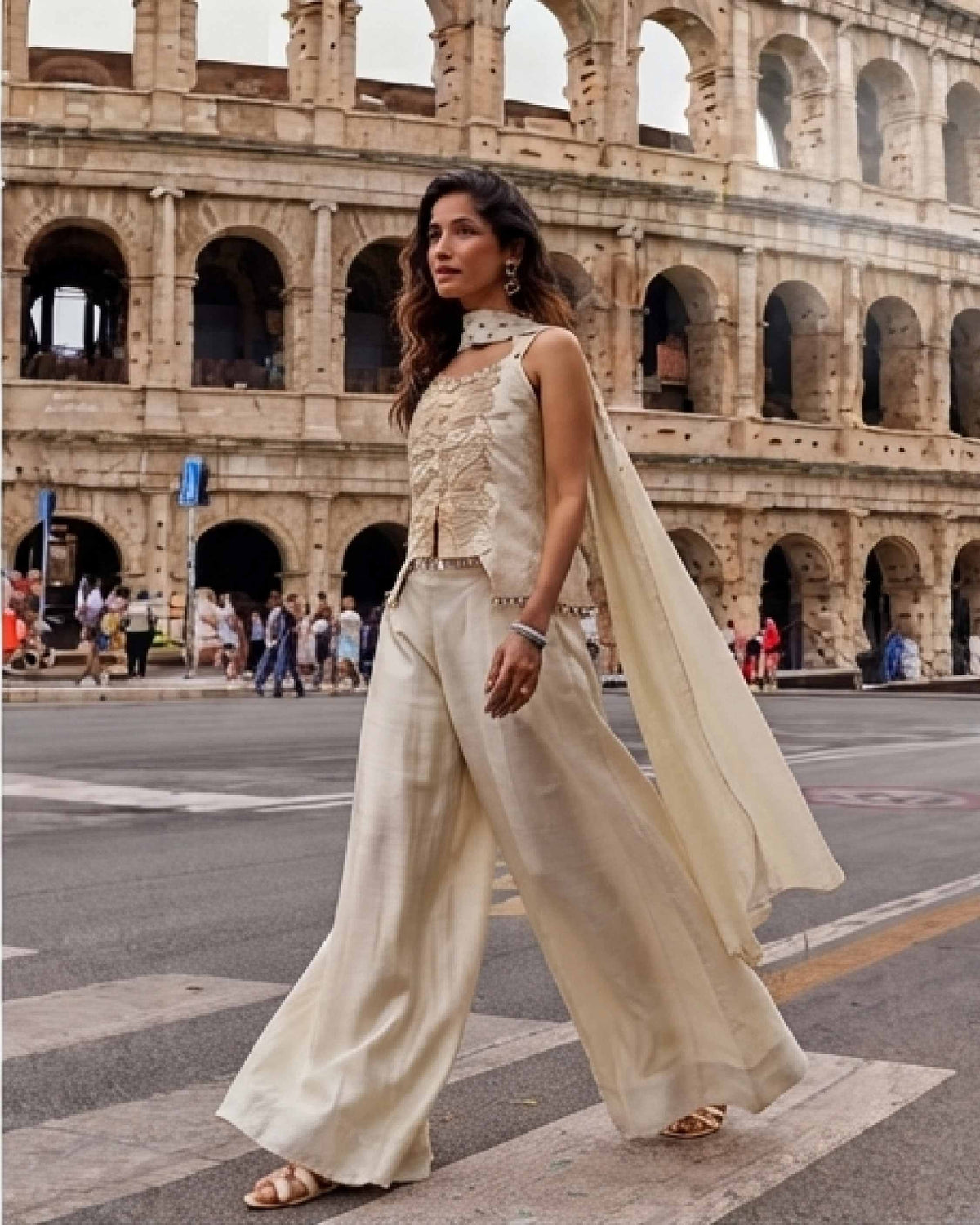 Classy Elegant Most Loved Designer Fusion Wear set For Women