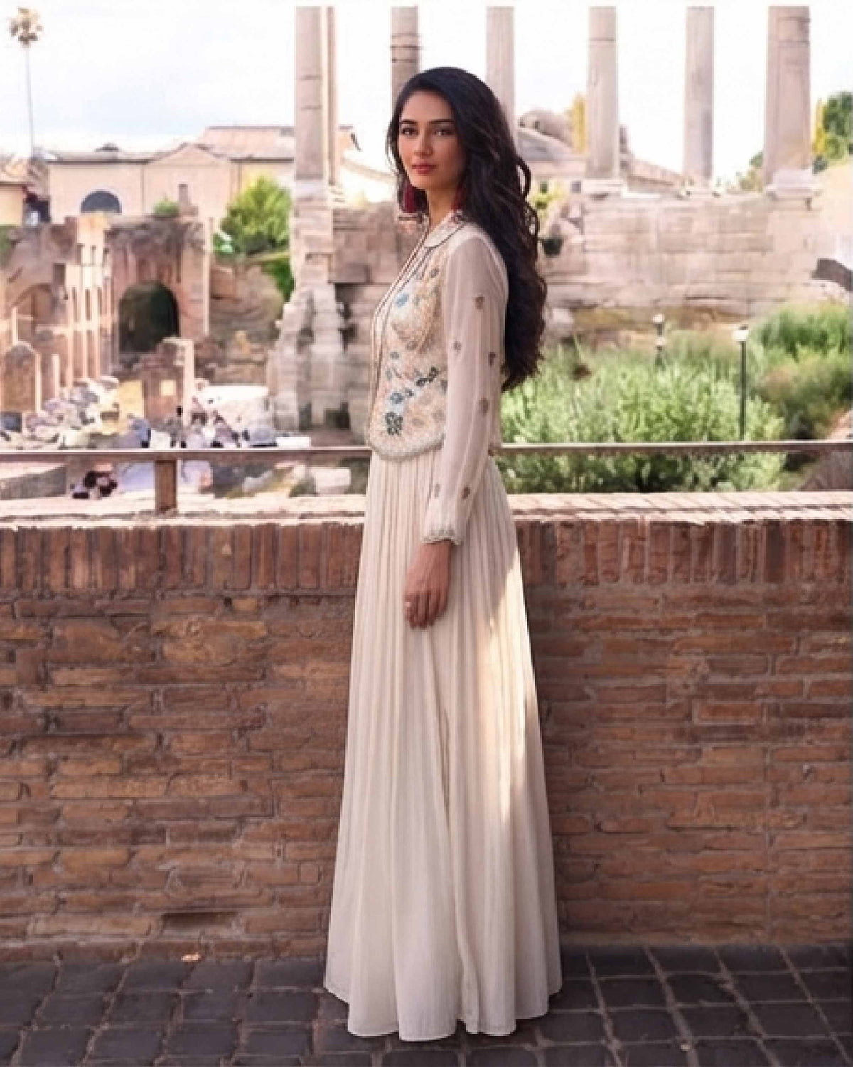 Classy Elegant Most Loved Designer Fusion Wear set For Women
