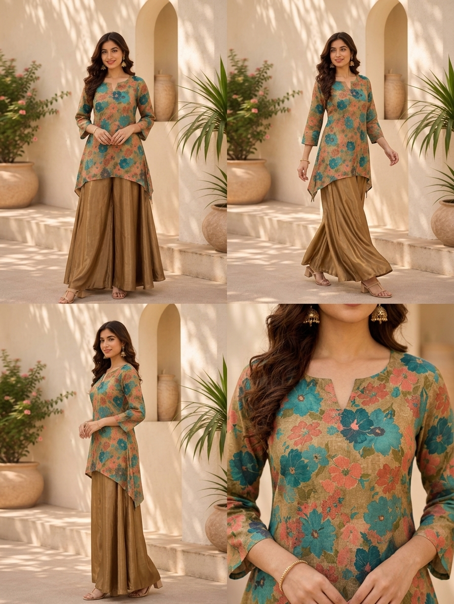 Classy Elegant Most Loved Designer Co-ord set For Women