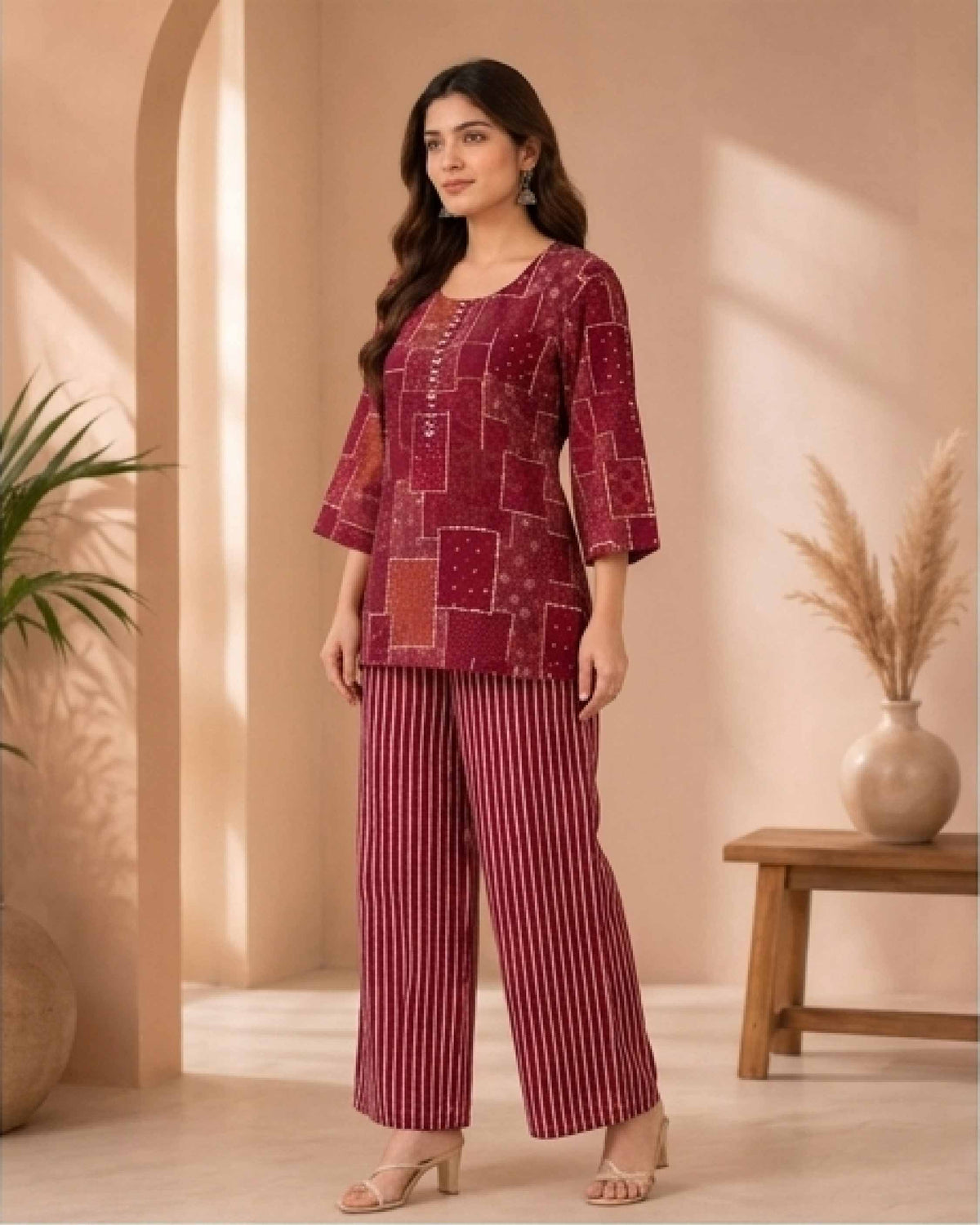 Classy Elegant Most Loved Designer Co-ord set For Women