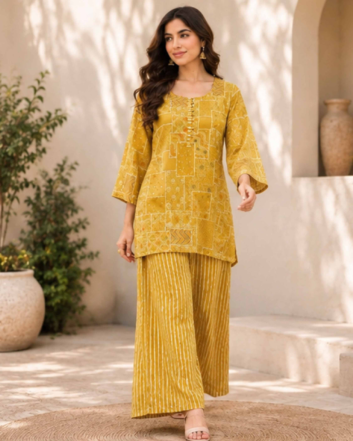 Classy Elegant Most Loved Designer Co-ord set For Women