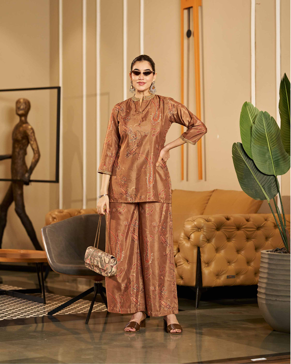 Classy Elegant Most Loved Designer Co-ord set For Women