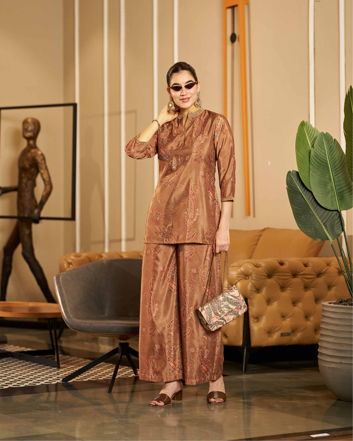 Classy Elegant Most Loved Designer Co-ord set For Women