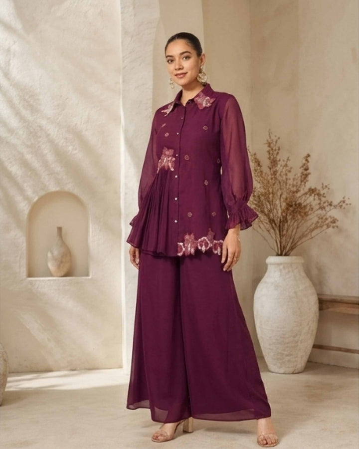 Classy Elegant Most Loved Designer Co-ord set For Women