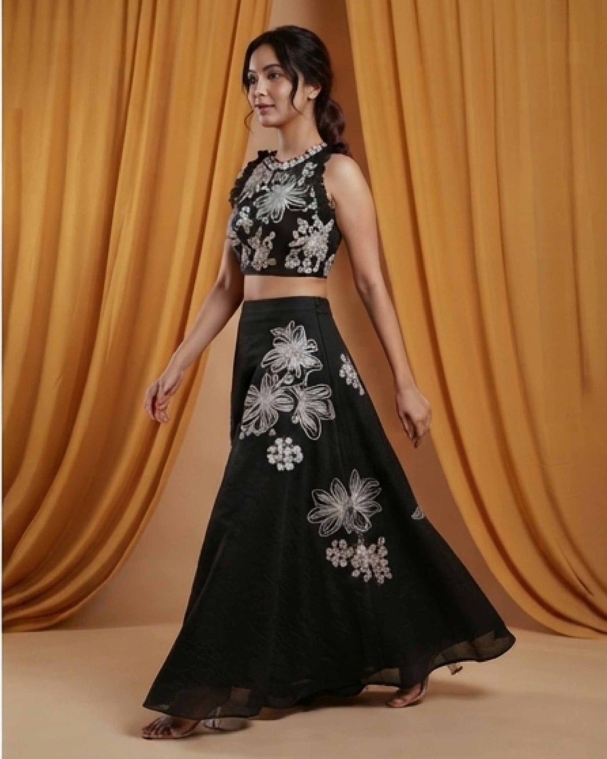 Classy Elegant Most Loved Designer Fusion Wear set For Women
