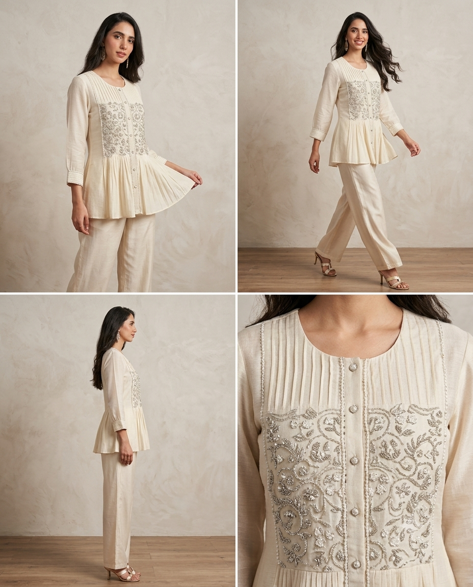 Classy Elegant Most Loved Designer Co-ord set For Women