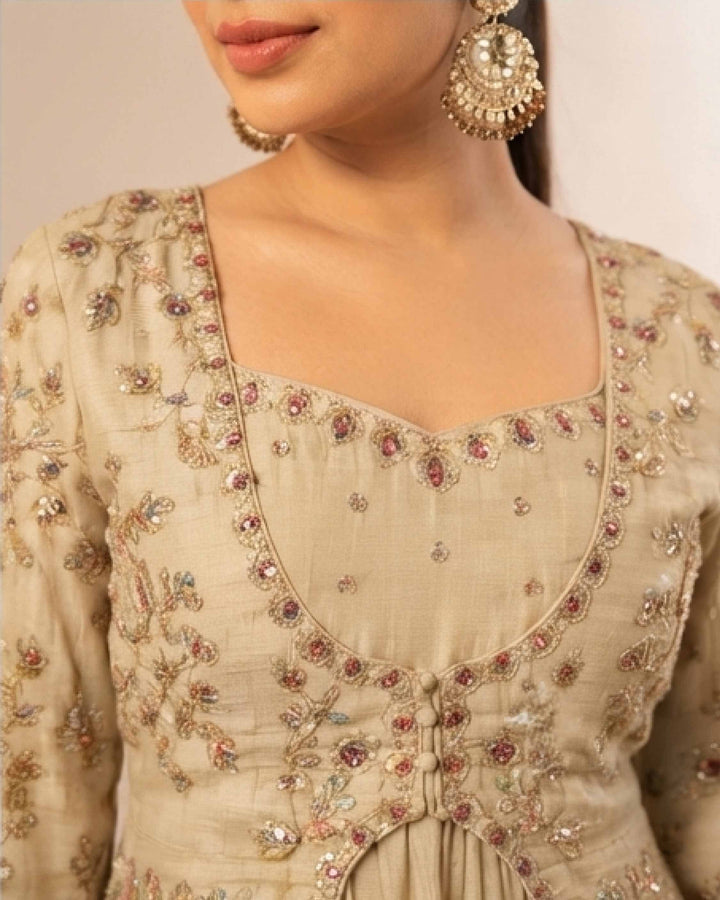 Classy Elegant Most Loved Designer Fusion Wear set For Women