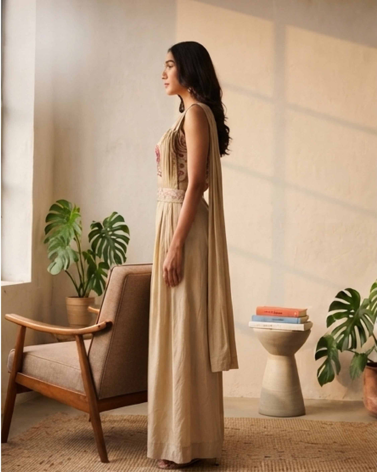 Classy Elegant Most Loved Designer Fusion Wear set For Women