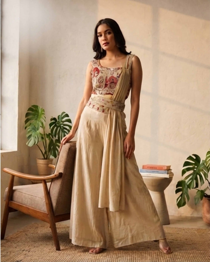 Classy Elegant Most Loved Designer Fusion Wear set For Women