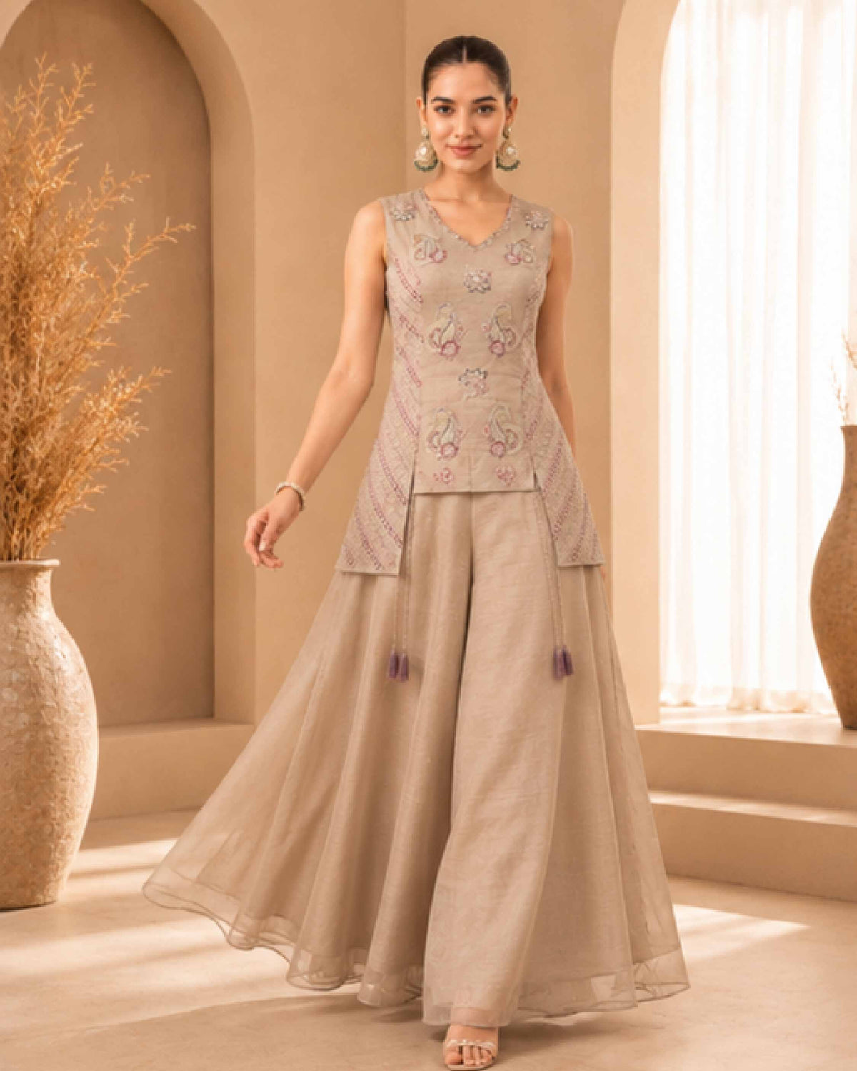 Classy Elegant Most Loved Designer Indo-western wear set For Women