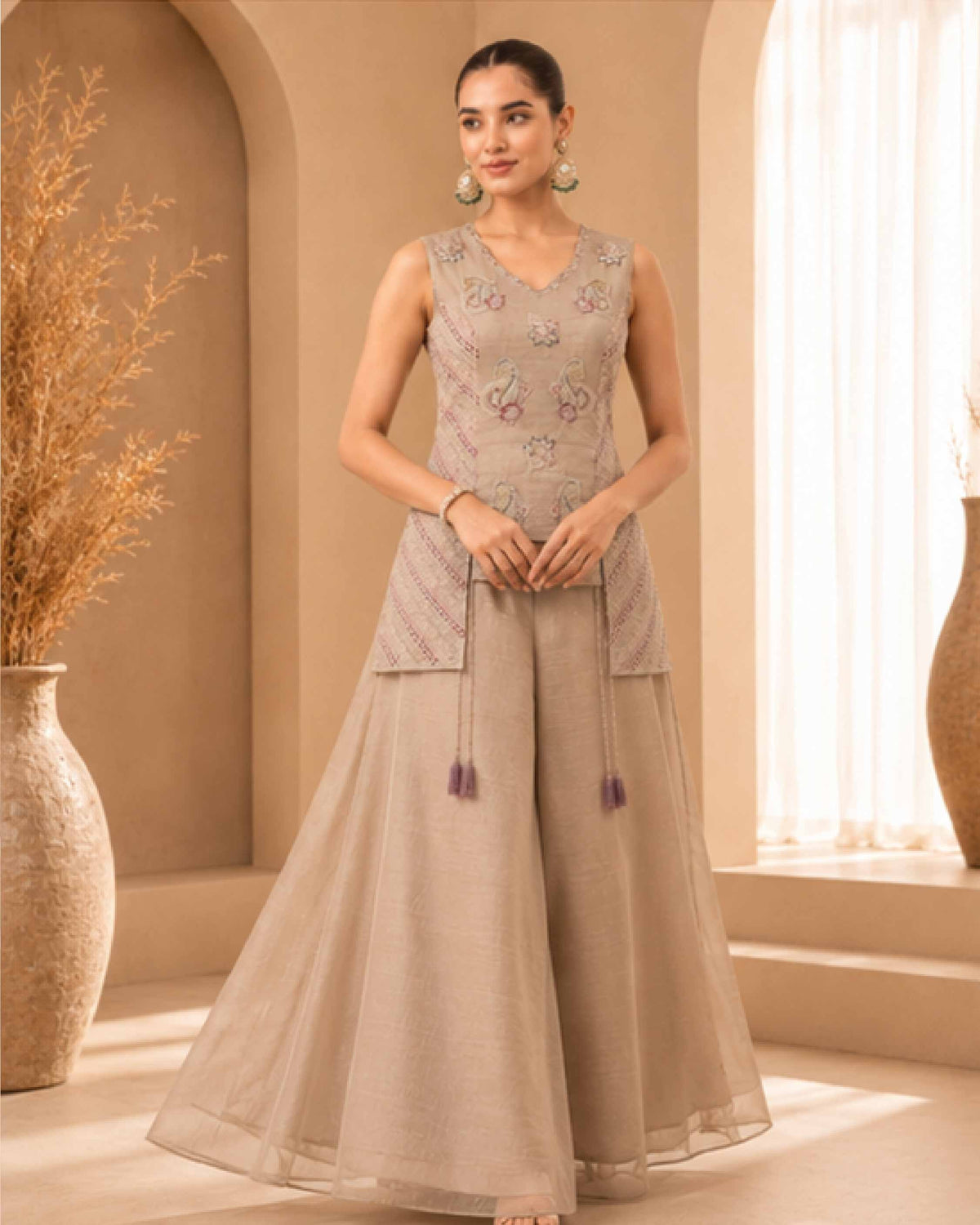 Classy Elegant Most Loved Designer Indo-western wear set For Women