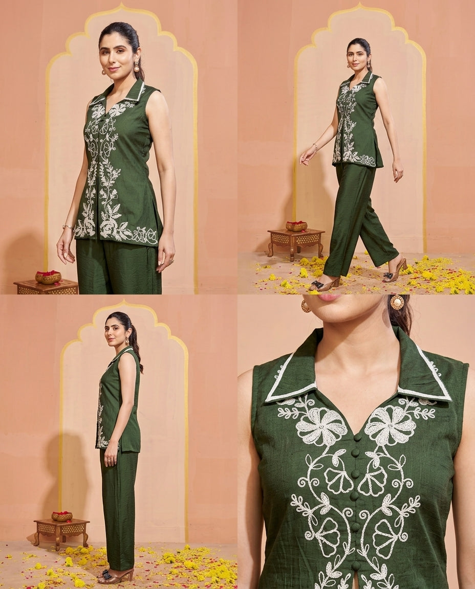 Classy Elegant Most Loved Designer Co-ord set For Women