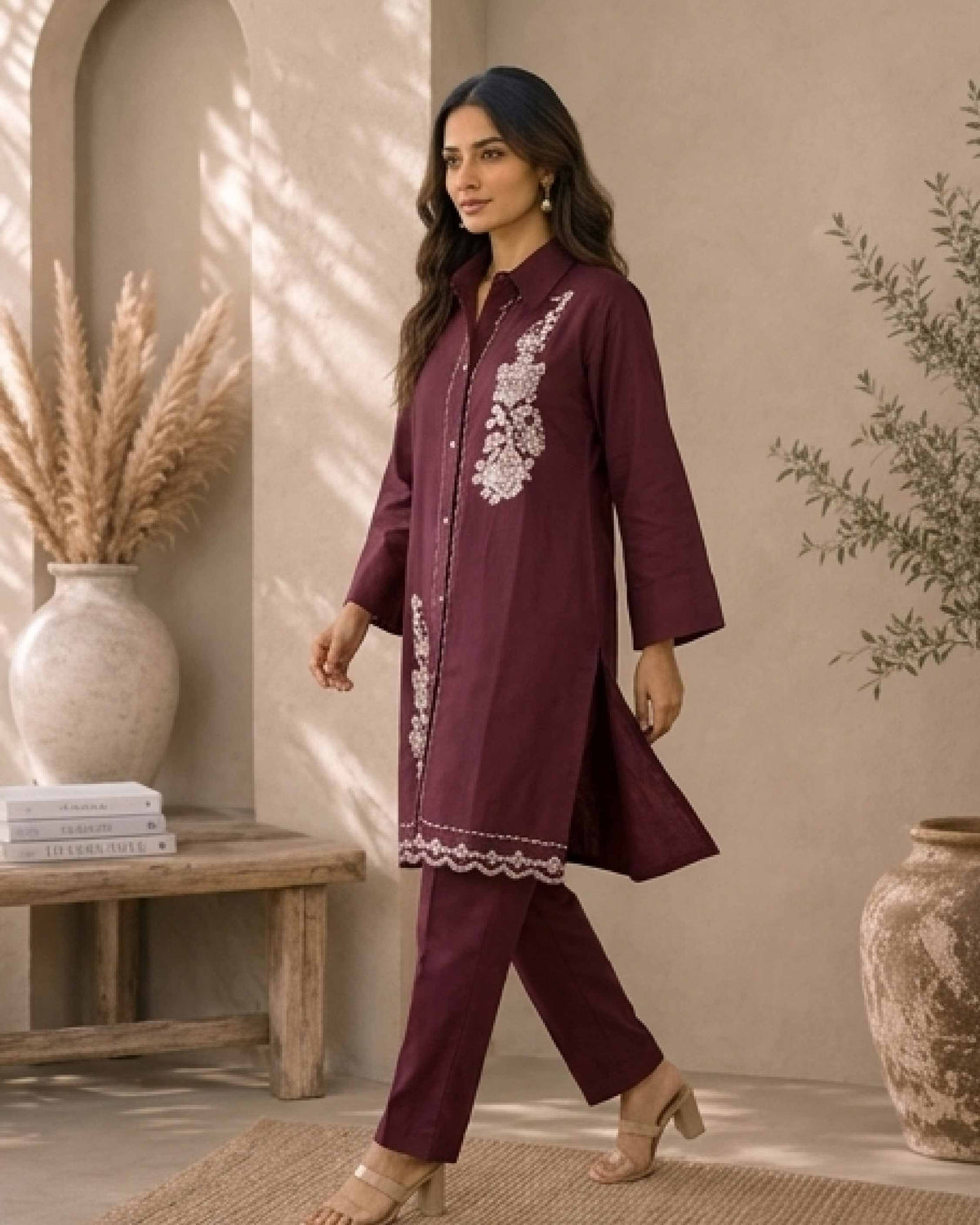 Classy Elegant Most Loved Designer Co-ord set For Women