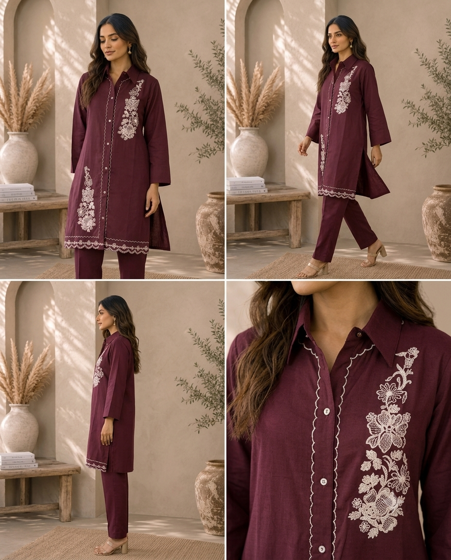 Classy Elegant Most Loved Designer Co-ord set For Women