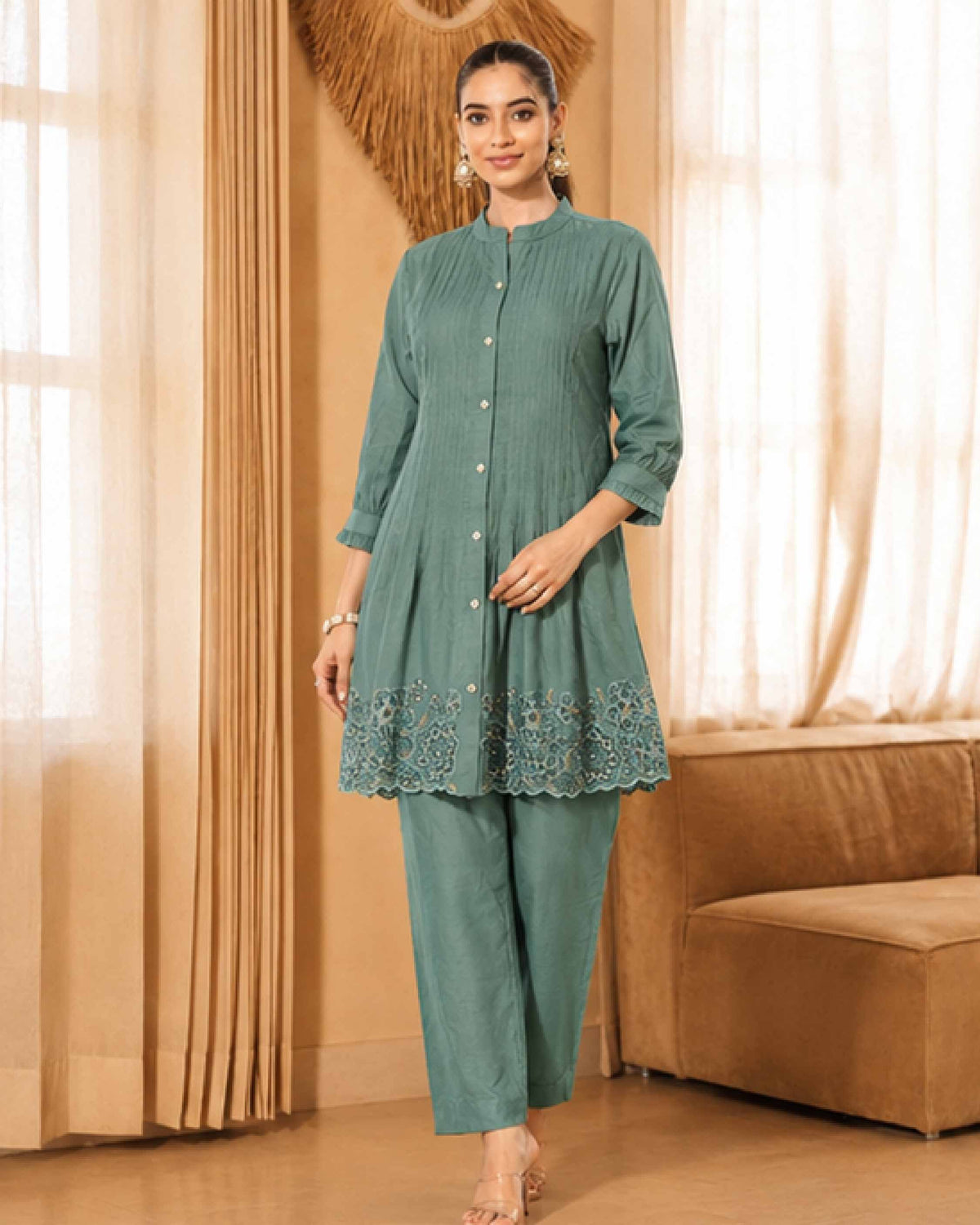 Classy Elegant Most Loved Designer Co-ord set For Women