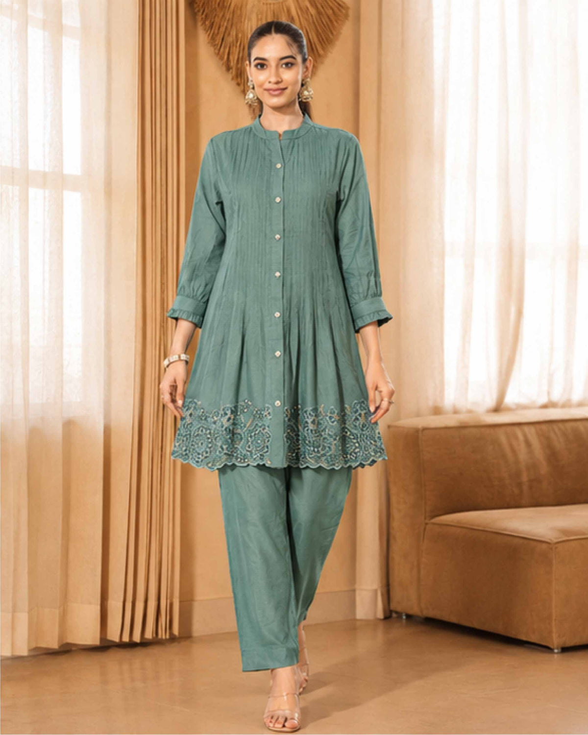 Classy Elegant Most Loved Designer Co-ord set For Women