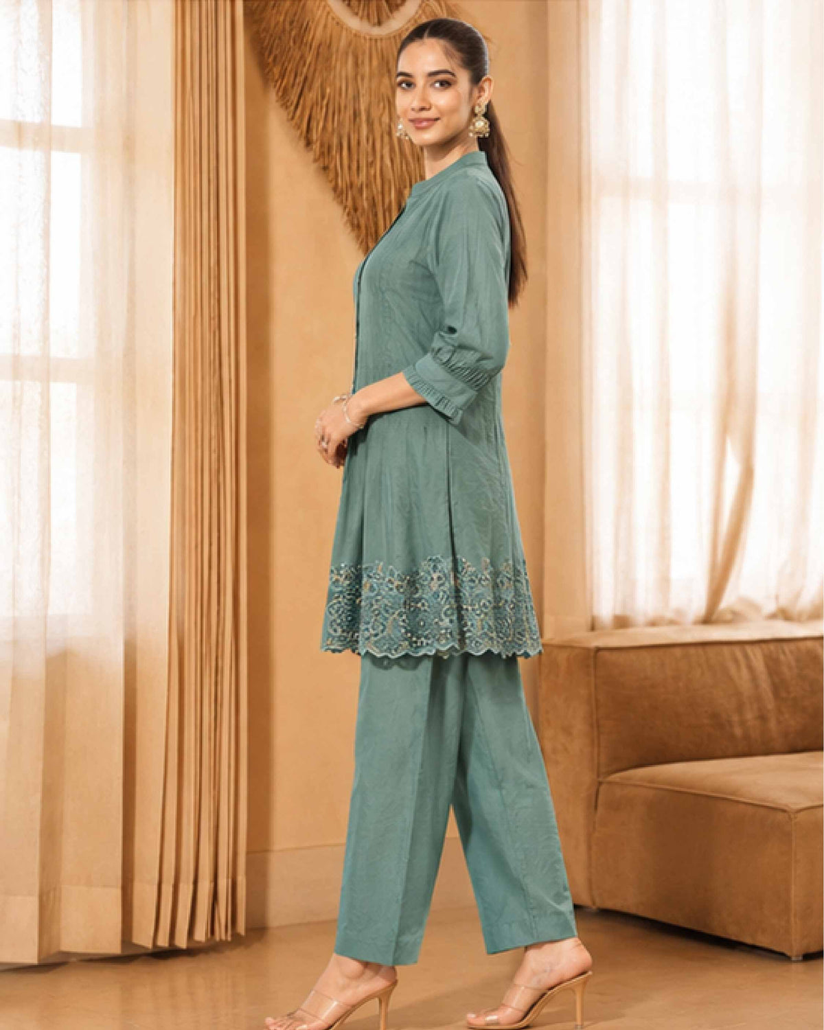 Classy Elegant Most Loved Designer Co-ord set For Women