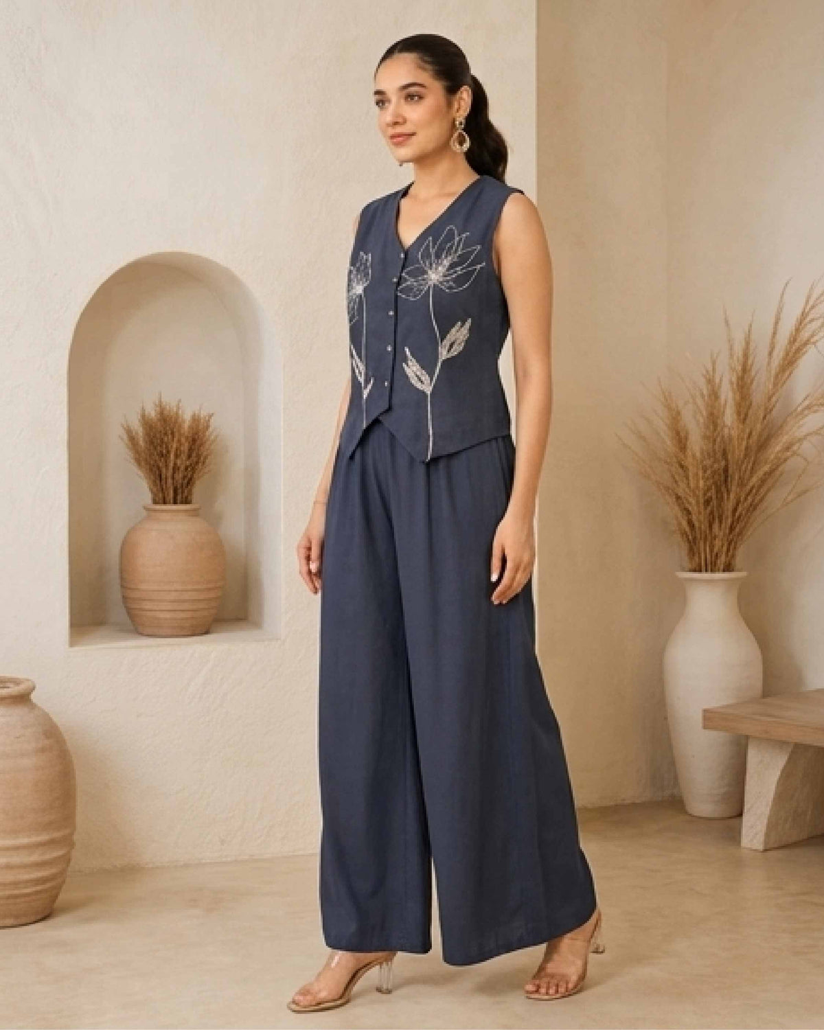 Classy Elegant Most Loved Designer Co-ord set For Women