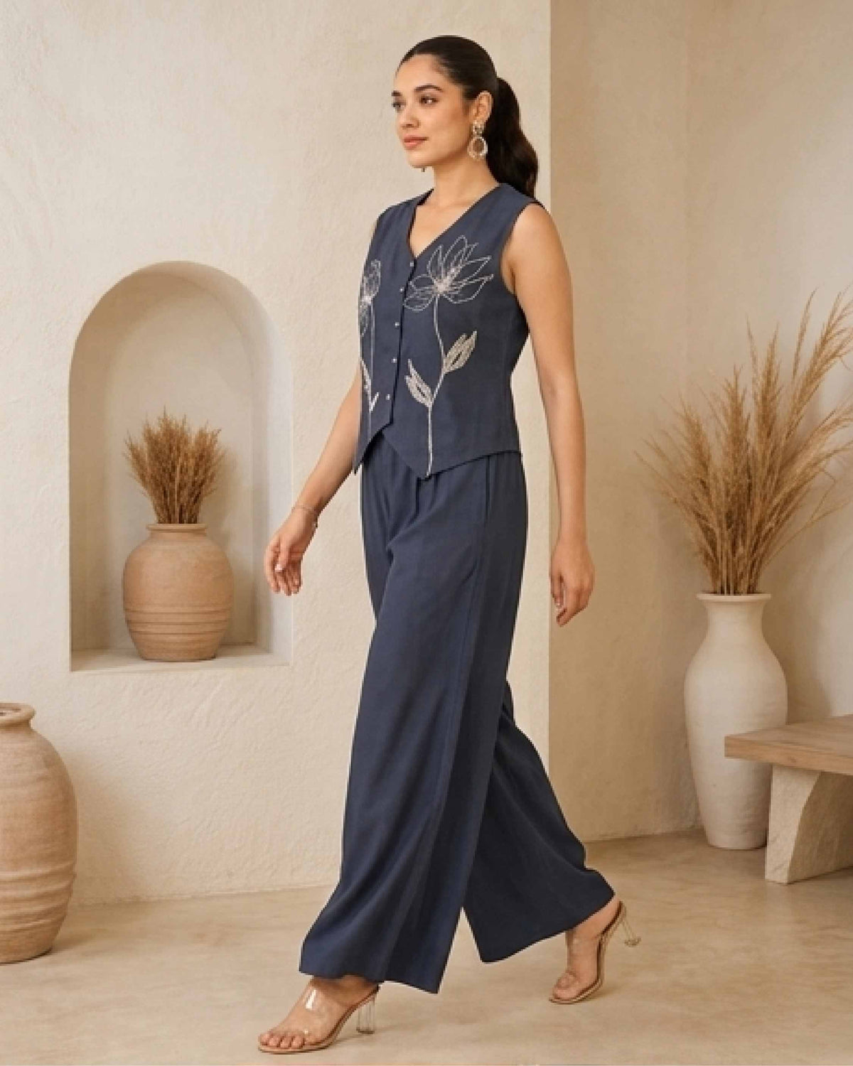 Classy Elegant Most Loved Designer Co-ord set For Women