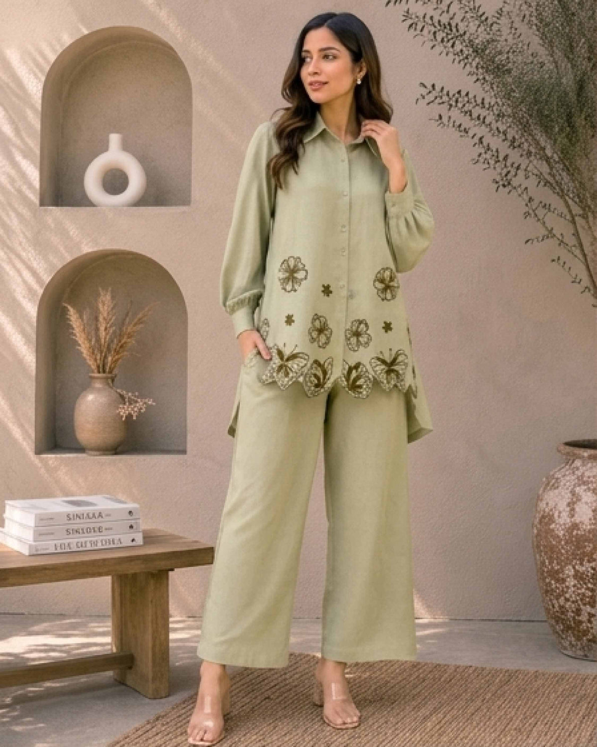 Classy Elegant Most Loved Designer Co-ord set For Women