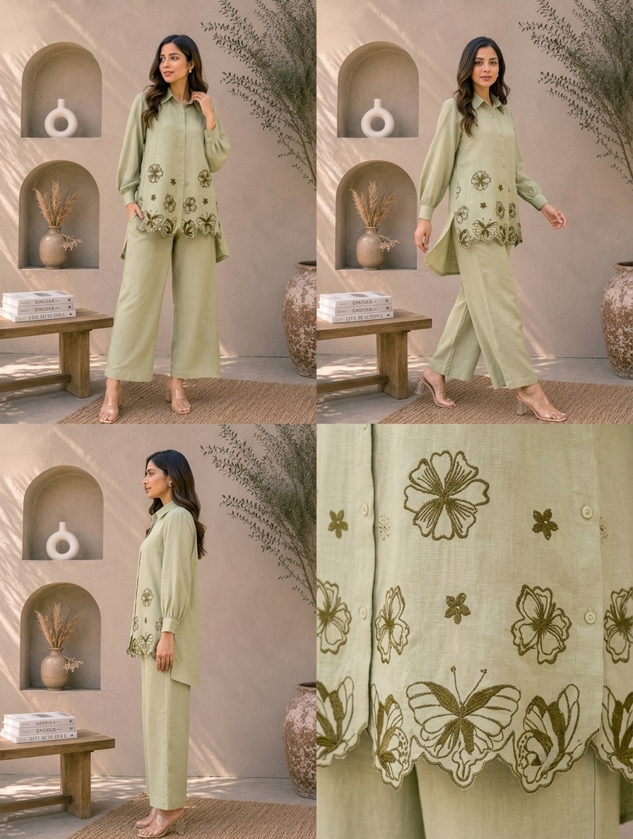 Classy Elegant Most Loved Designer Co-ord set For Women