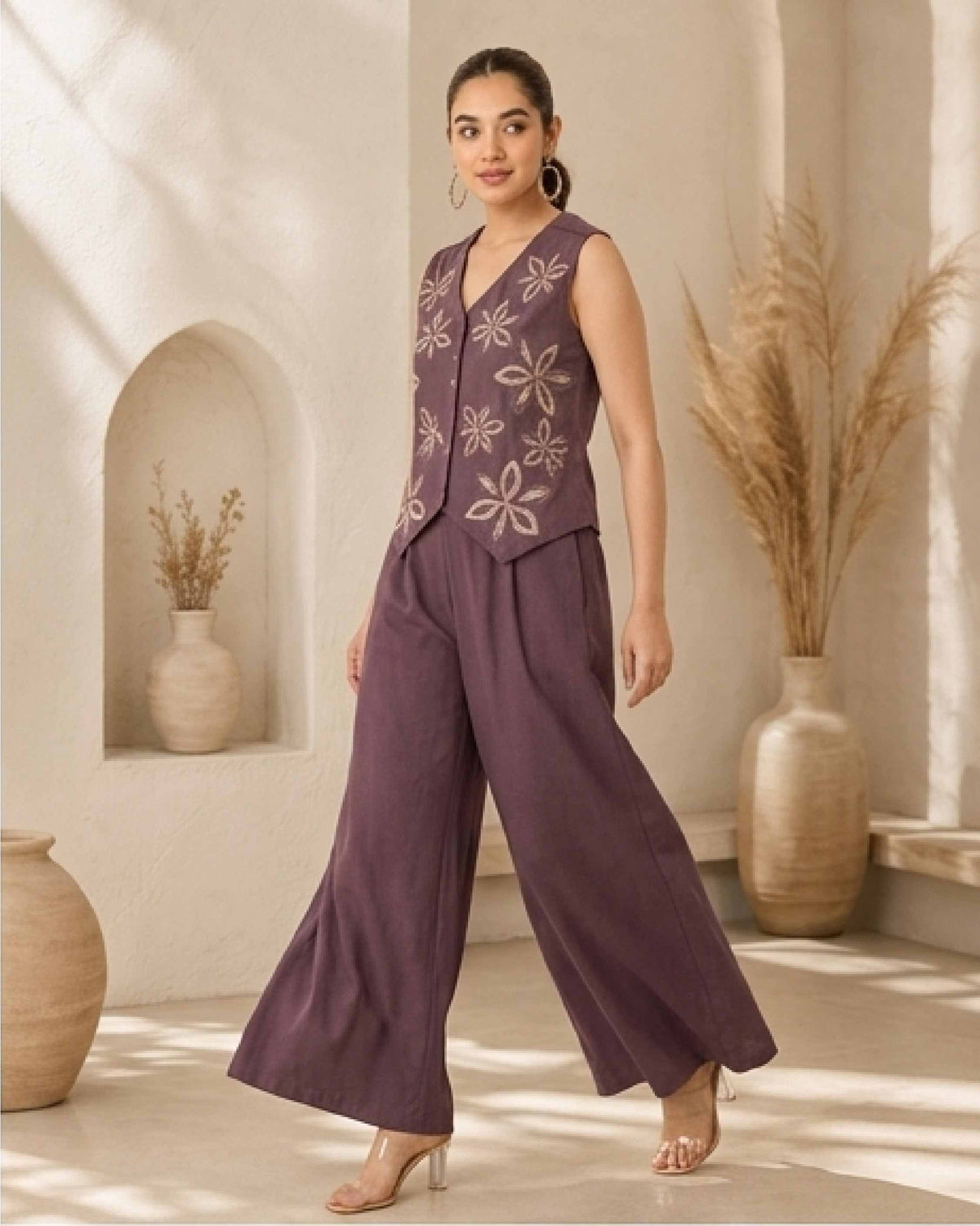 Classy Elegant Most Loved Designer Co-ord set For Women