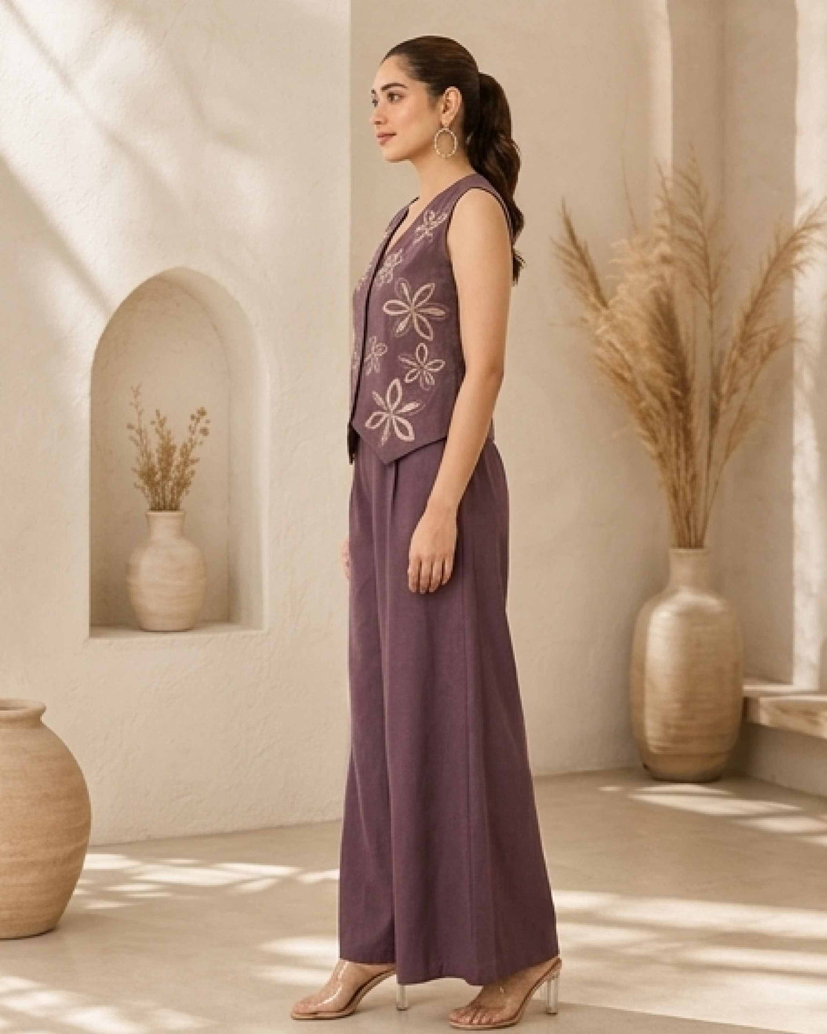 Classy Elegant Most Loved Designer Co-ord set For Women