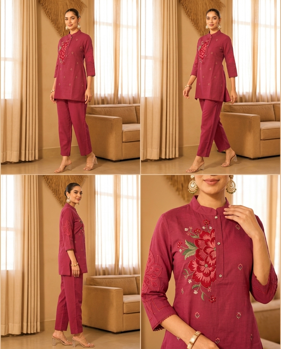 Classy Elegant Most Loved Designer Co-ord set For Women
