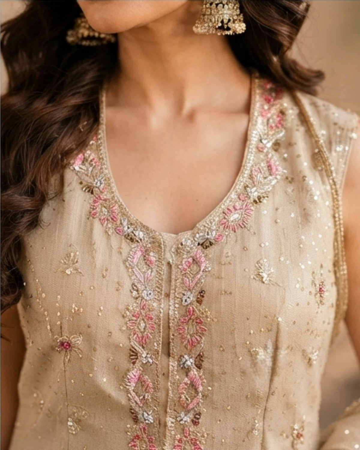 Classy Elegant Most Loved Designer Fusion Wear set For Women