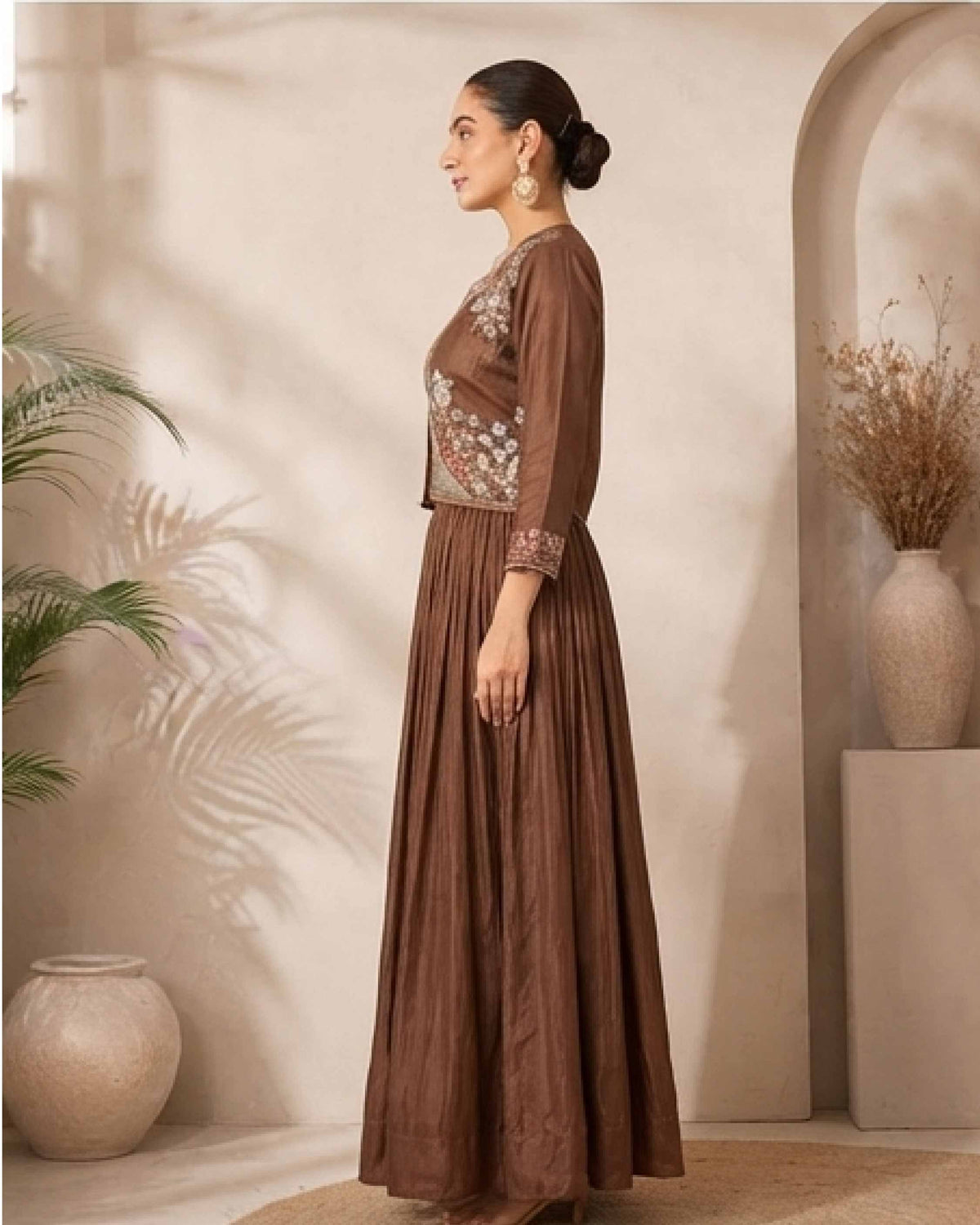 Classy Elegant Most Loved Designer Fusion Wear set For Women