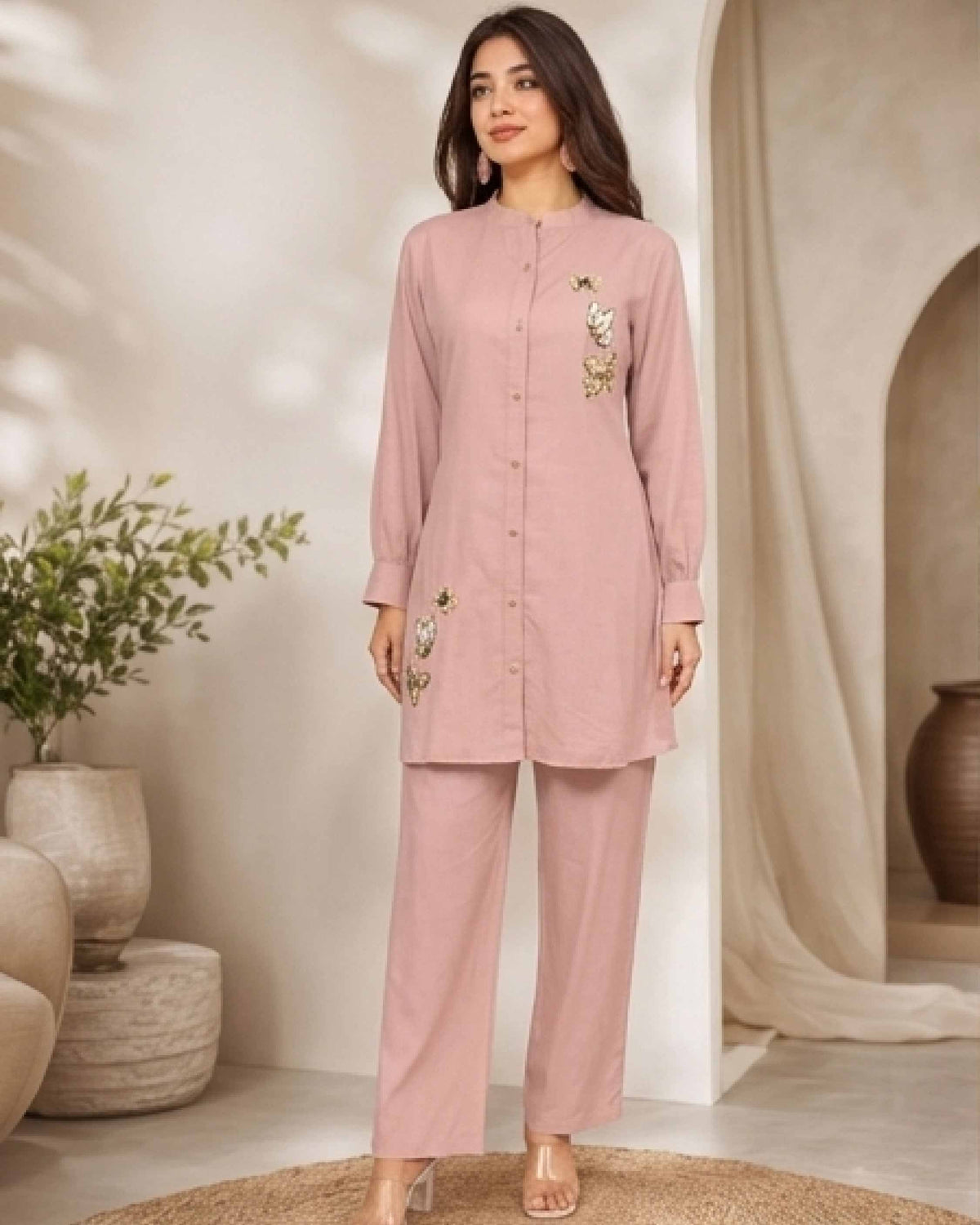 Classy Elegant Most Loved Designer Co-ord set For Women