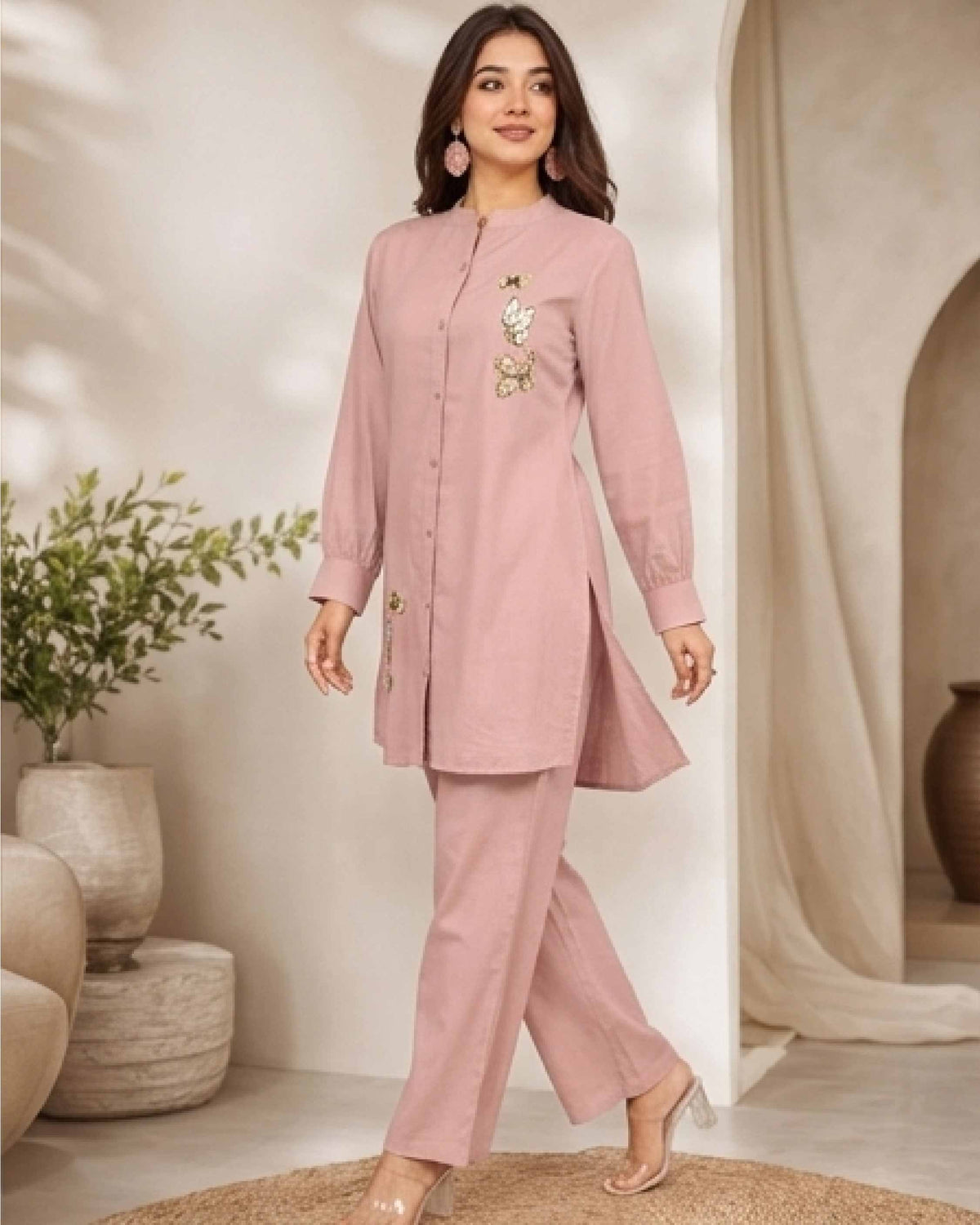 Classy Elegant Most Loved Designer Co-ord set For Women