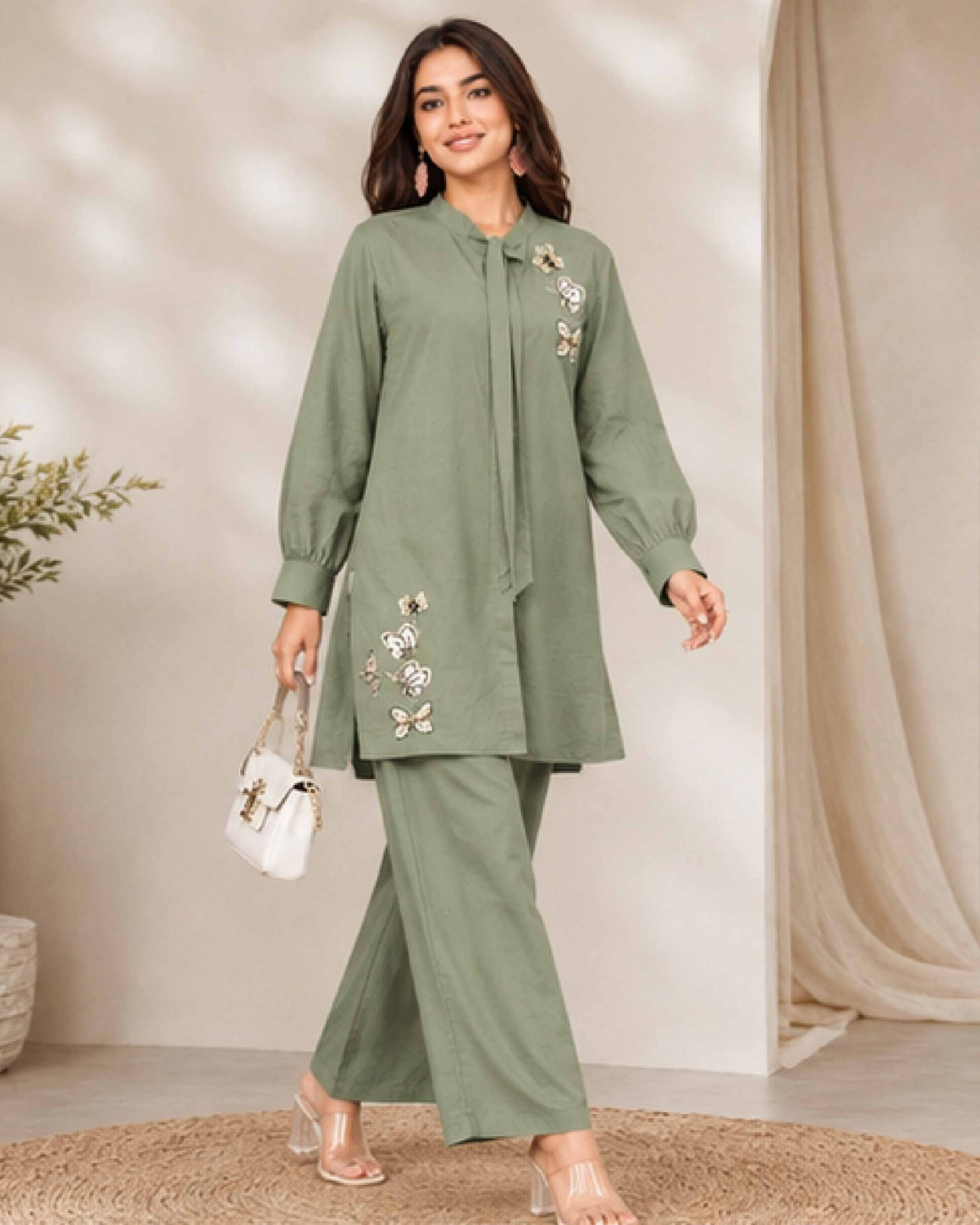 Classy Elegant Most Loved Designer Co-ord set For Women
