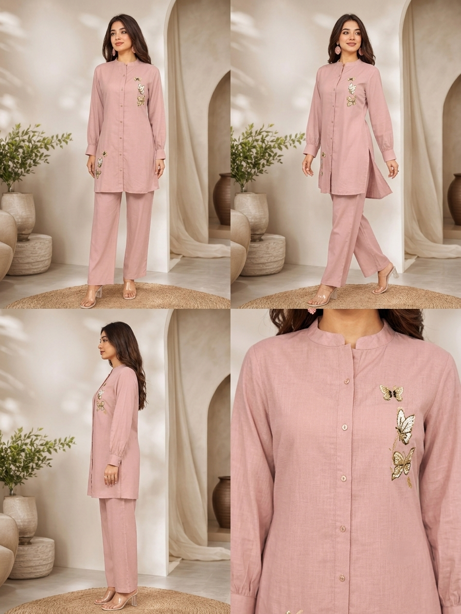 Classy Elegant Most Loved Designer Co-ord set For Women
