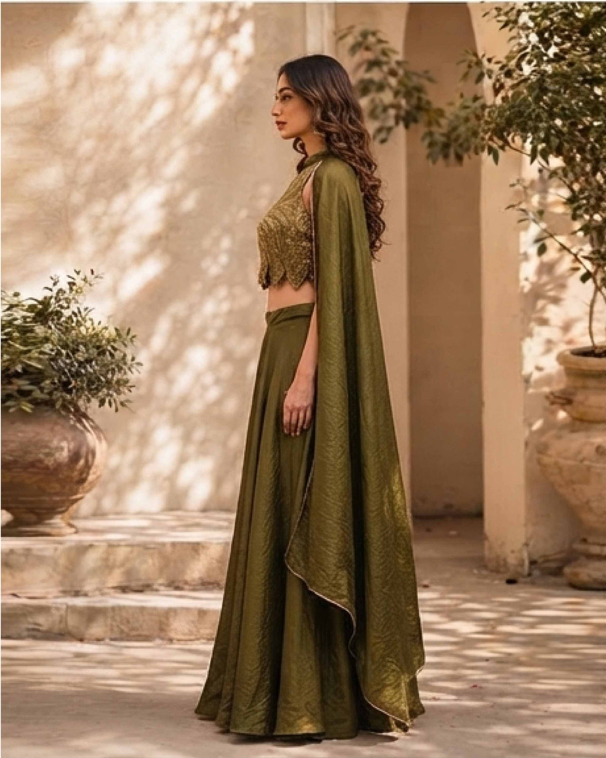Classy Elegant Most Loved Designer Fusion Wear set For Women