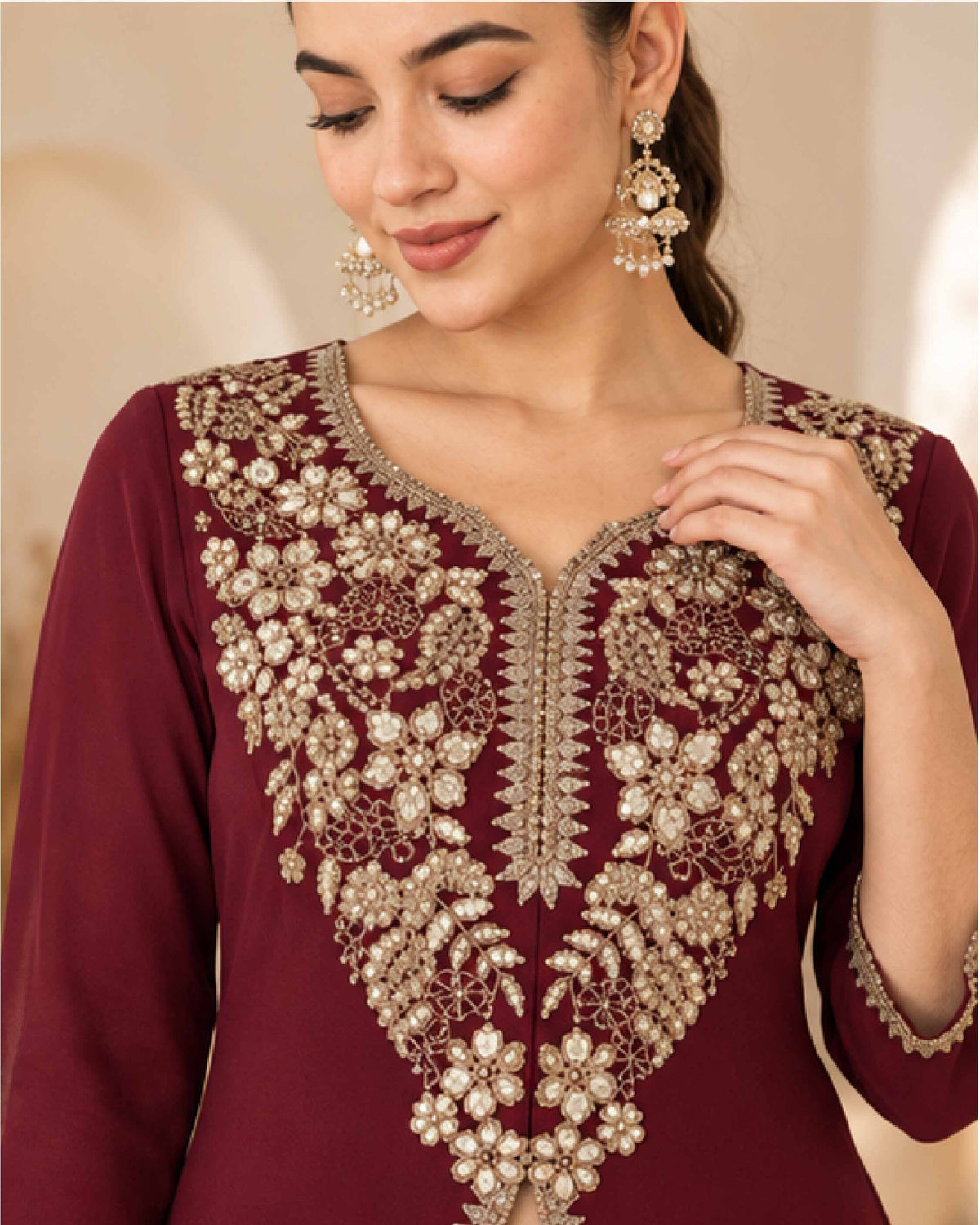 Classy Elegant Most Loved Designer Indo-western wear set For Women