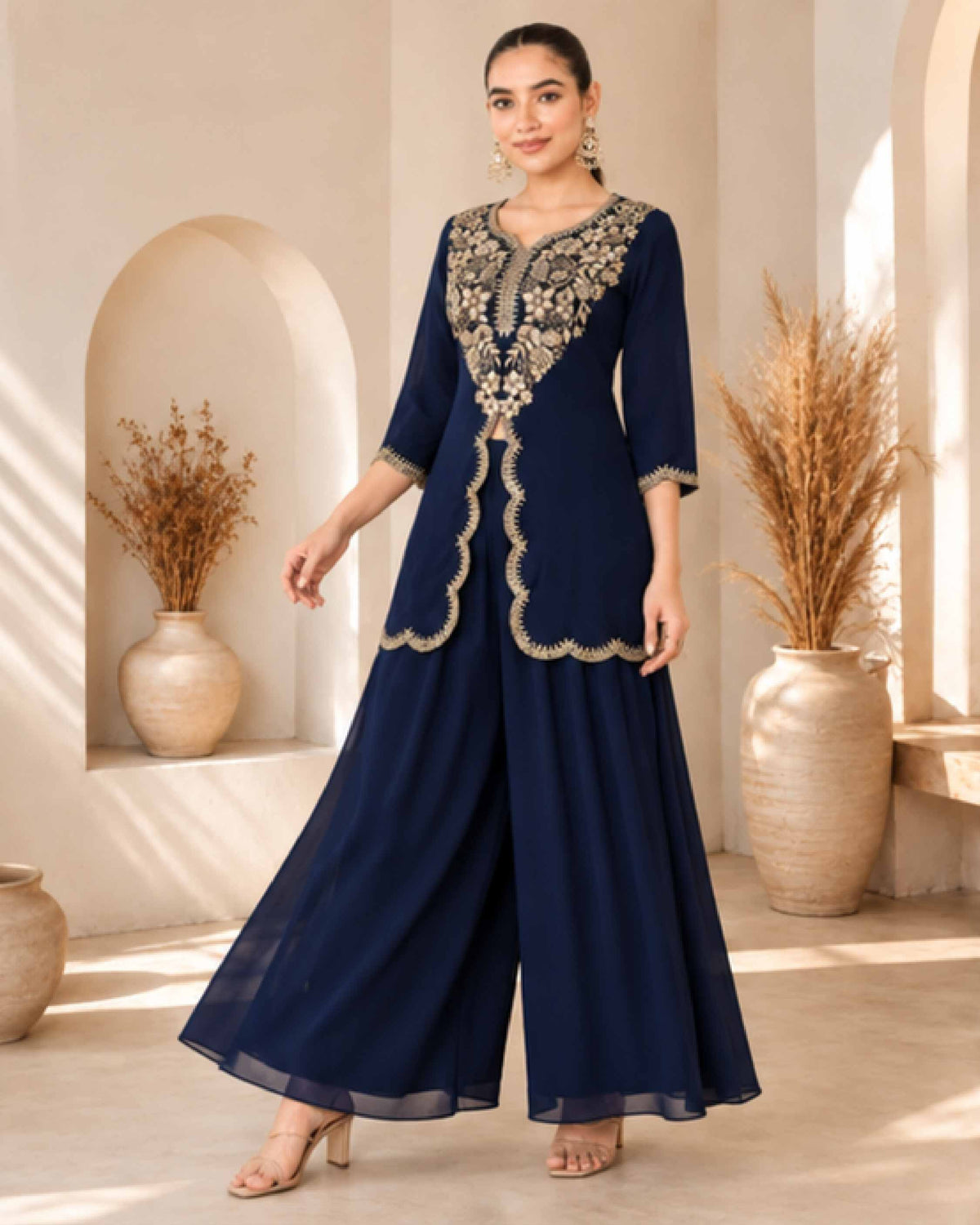 Classy Elegant Most Loved Designer Indo-western wear set For Women