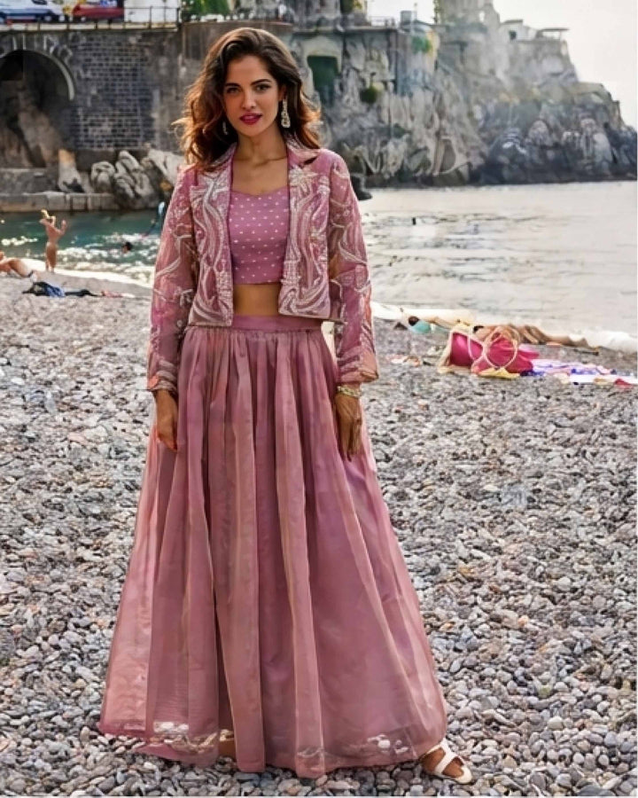 Classy Elegant Most Loved Designer Fusion Wear set For Women