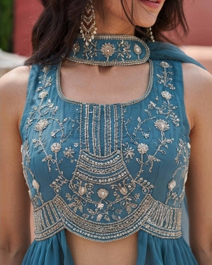 Classy Elegant Most Loved Designer Fusion Wear set For Women