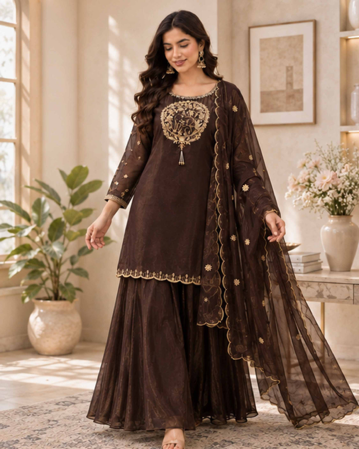Classy Elegant Most Loved Designer Indo-western wear set For Women